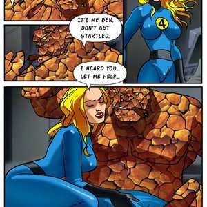 Invisible Woman gangbanged by the rest of the Fantastic Four image 002