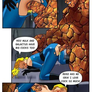 Invisible Woman gangbanged by the rest of the Fantastic Four image 005