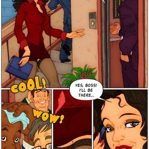 Unsatisfied Secretary gets fucked by Batman image 009