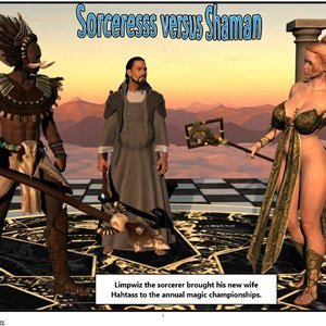 Sorceresss Versus Shaman (Renderotica Comics) thumbnail