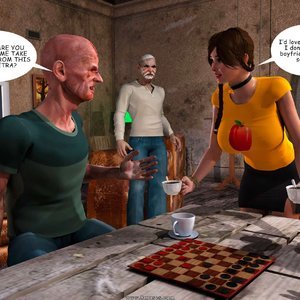 Lost Bet - Petra Helps The Elderly image 004