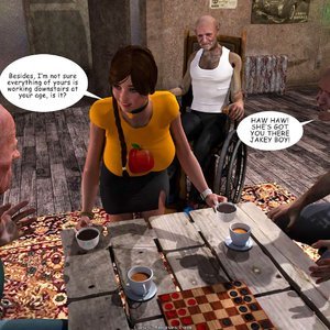 Lost Bet - Petra Helps The Elderly image 005