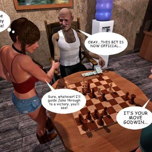 Lost Bet - Petra Helps The Elderly image 029