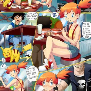 Fuckemon Misty gets wet image 002