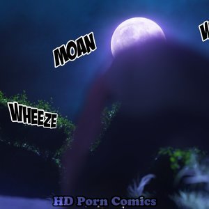 Woman by Fullmoon image 037