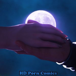 Woman by Fullmoon image 057