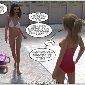 By The Pool (TG Comics) - Cartoon Porn Comics