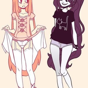 Princess Bubblegum and Marceline image 012