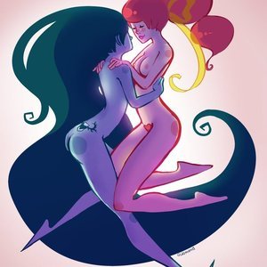 Princess Bubblegum and Marceline image 016