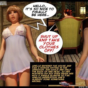 Adelles Submission Experience - Issue 1 - Meeting the Mistress (3D BDSM Dungeon Comics) image 004