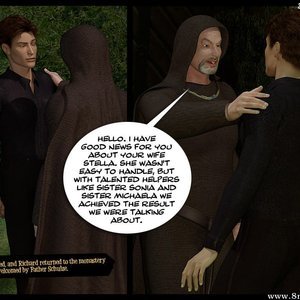 The Monastery - Issue 4 - Return of the Husband (3D BDSM Dungeon Comics) image 002