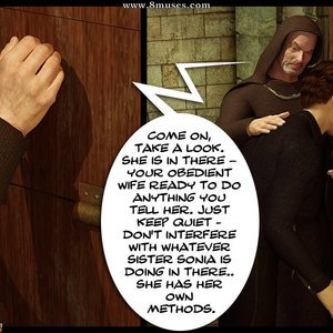The Monastery - Issue 4 - Return of the Husband (3D BDSM Dungeon Comics) image 005