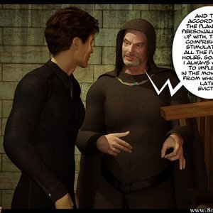 The Monastery - Issue 4 - Return of the Husband (3D BDSM Dungeon Comics) image 020