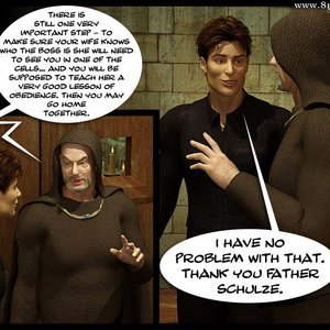 The Monastery - Issue 4 - Return of the Husband (3D BDSM Dungeon Comics) image 029