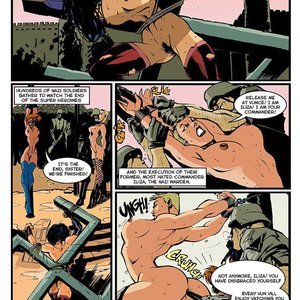 American Icon vs evil nazis (9 Superheroines Comics) image 008