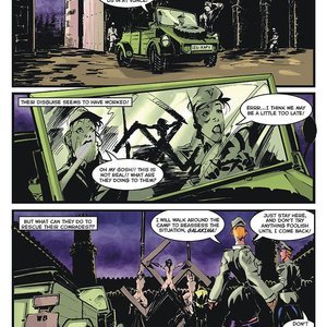 American Icon vs evil nazis (9 Superheroines Comics) image 014