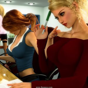 Erin and Vikki V After School Activities (Affect3D Comics) image 016