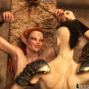 High Elf Carolyn The Rescue (Affect3D Comics) image 016