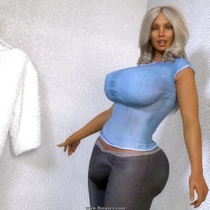 Samantha Blush in Showered (Affect3D Comics) image 012