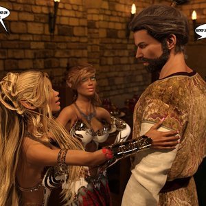 Fairy Tales - Elven Schoolgirls (Affect3D Comics) image 008