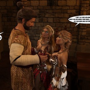 Fairy Tales - Elven Schoolgirls (Affect3D Comics) image 015