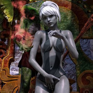 Cleric Chiana – Beach Day – Part 5 (Affect3D Comics) thumbnail