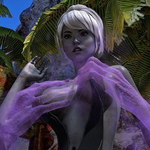 Cleric Chiana - Beach Day - Part 5 (Affect3D Comics) image 013