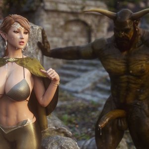 Elf Slave Side B (Affect3D Comics) image 039