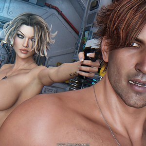 Space XXX - Hard Target (Affect3D Comics) image 004