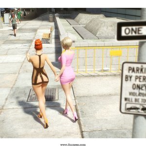 Anastasia and Eve - Public Exxxposure (Affect3D Comics) image 004