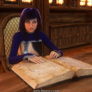 Lustful Sorceress (Affect3D Comics) image 008