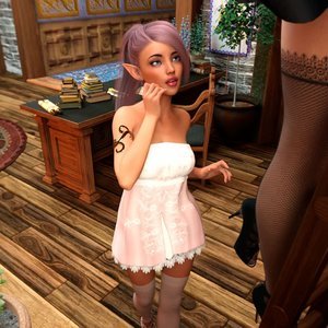 Lustful Desires 2 - The Librarian (Affect3D Comics) image 005