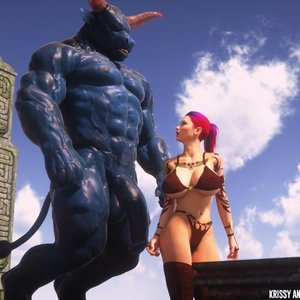 Krissy And The Minotaur (Affect3D Comics) image 008
