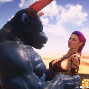 Krissy And The Minotaur (Affect3D Comics) image 010