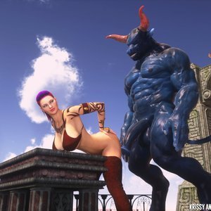 Krissy And The Minotaur (Affect3D Comics) image 033