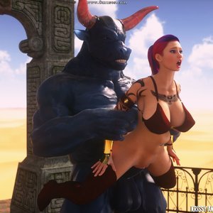 Krissy And The Minotaur (Affect3D Comics) image 042