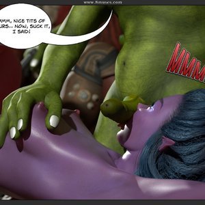 Tyrande in Trouble (Affect3D Comics) image 035
