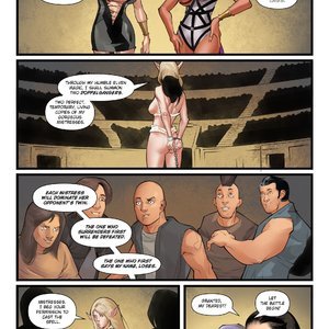 Double Domme Duel - Issue 1 (BDSM Fan Comics) image 008