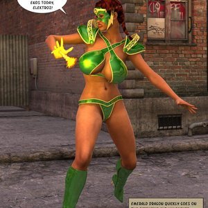A Dragon Trapped (Captured-Heroines Comics) image 027