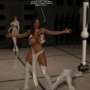 Attack of the Clonequeen (Captured-Heroines Comics) image 036