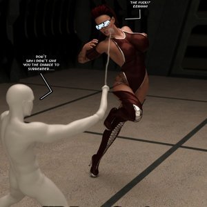 Attack of the Clonequeen (Captured-Heroines Comics) image 095