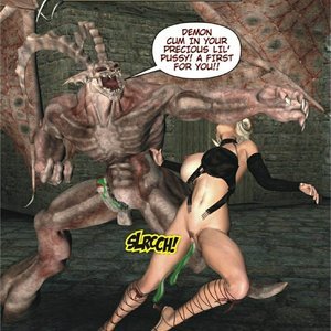 Dana Darks - Demon Hunter (Captured-Heroines Comics) image 011