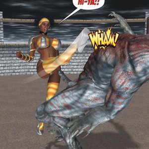Enter the Arena (Captured-Heroines Comics) image 049