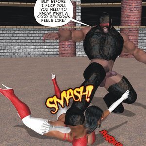 Enter the Arena (Captured-Heroines Comics) image 076