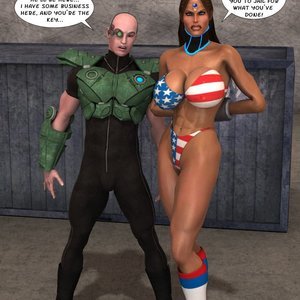 Lady Freedom (Captured-Heroines Comics) image 177