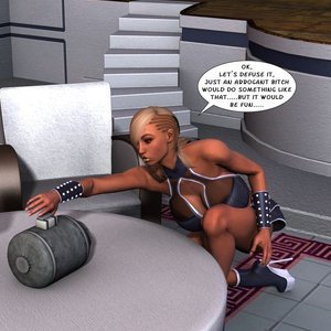 Mutant Trap (Captured-Heroines Comics) image 005