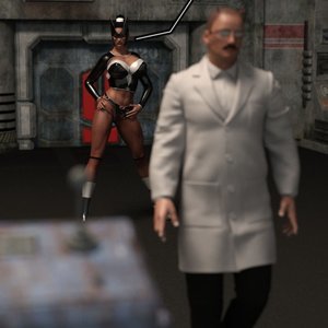 Night Raven vs Punk Doc (Captured-Heroines Comics) image 002