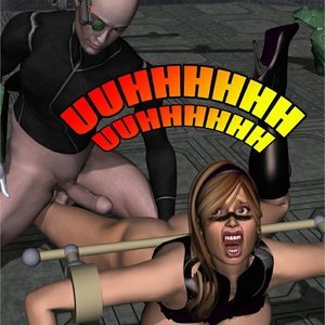 Night Razor Hunts Elektroz (Captured-Heroines Comics) image 030