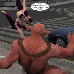 Phantom vs Pigraw (Captured-Heroines Comics) image 004