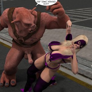 Phantom vs Pigraw (Captured-Heroines Comics) image 010